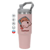 Pink color, 890ml (30oz) stainless Steel Tumbler with Handle