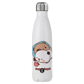 bubu + dudu, Μεταλλικό παγούρι θερμός (Stainless steel), διπλού τοιχώματος, 750ml