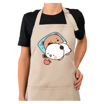 bubu + dudu, Ποδιά μακριά Σεφ ολόσωμη με τσέπες SAND (ΕΝΗΛΙΚΩΝ)