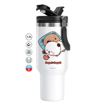 bubu + dudu, Mega Stainless steel Tumbler with lid, double wall 1,2L