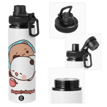 bubu + dudu, Metal water bottle with safety cap, aluminum 850ml