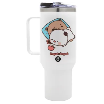 bubu + dudu, Mega Tumbler με καπάκι, διπλού τοιχώματος (θερμό) 1,2L