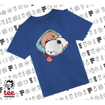 bubu + dudu, Παιδικό T-Shirt ΜΠΛΕ από 100% βαμβάκι, για κάθε μέρα. Vegan & OEKO-TEX πιστοποιημένο.