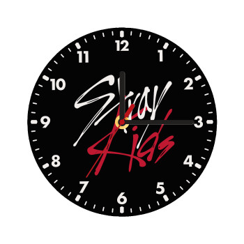 Stray Kids, Ρολόι τοίχου ξύλινο (20cm)