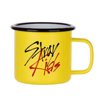 Stray Kids, Metallic enamel MATT Yellow cup 360ml