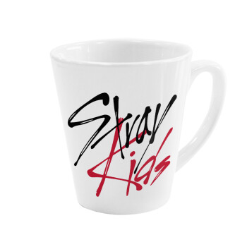 Stray Kids, Κούπα κωνική Latte Λευκή, κεραμική, 300ml