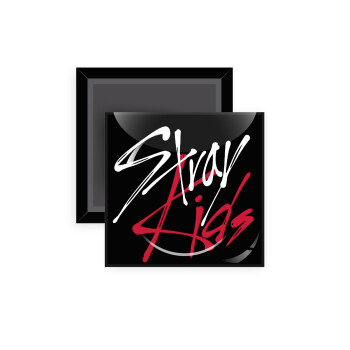 Stray Kids, Μαγνητάκι ψυγείου τετράγωνο διάστασης 5x5cm