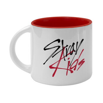 Stray Kids, Κούπα κεραμική 400ml Λευκή/Κόκκινη