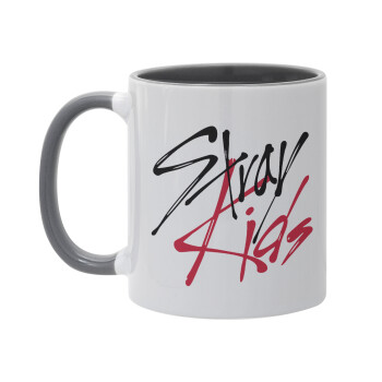 Stray Kids, Mug colored grey, ceramic, 330ml