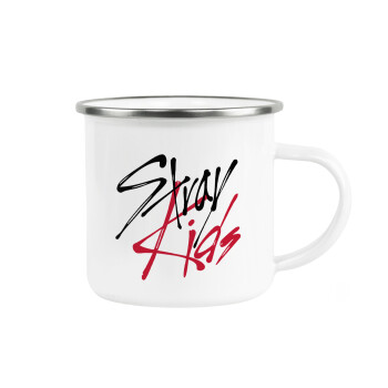 Stray Kids, Metallic enamel cup white 360ml
