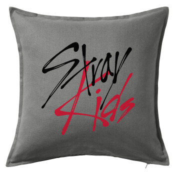 Stray Kids, Sofa cushion Grey 50x50cm includes filling