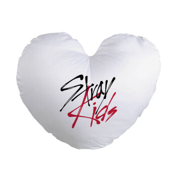 Stray Kids, Μαξιλάρι καναπέ καρδιά 40x40cm περιέχεται το  γέμισμα