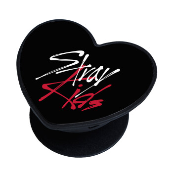 Stray Kids, Phone Holders Stand  καρδιά Μαύρο Βάση Στήριξης Κινητού στο Χέρι