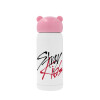 Pink stainless steel thermal flask, 320ml