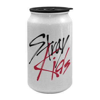 Stray Kids, Κούπα ταξιδιού μεταλλική με καπάκι (tin-can) 500ml