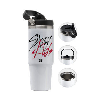Stray Kids, 30oz stainless Steel Tumbler with Handle