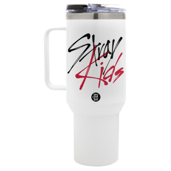 Stray Kids, Mega Stainless steel Tumbler with lid, double wall 1,2L