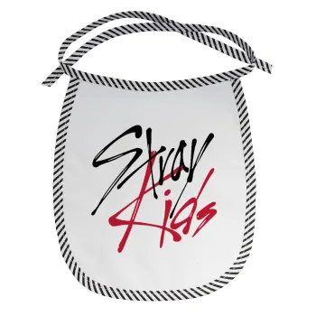 Stray Kids, Σαλιάρα μωρού αλέκιαστη με κορδόνι Μαύρη