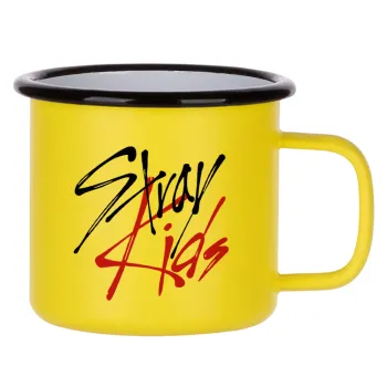 Stray Kids, Metallic enamel MATT Yellow cup 360ml
