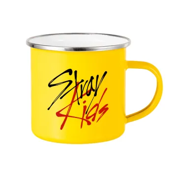 Stray Kids, Yellow Enamel Metallic Cup 360ml