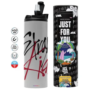 Stray Kids, Tumbler stainless steel GREY 600ml