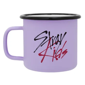 Stray Kids, Κούπα Μεταλλική εμαγιέ ΜΑΤ Light Pastel Purple 360ml