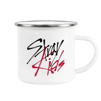 Stray Kids, Κούπα Μεταλλική εμαγιέ λευκη 360ml