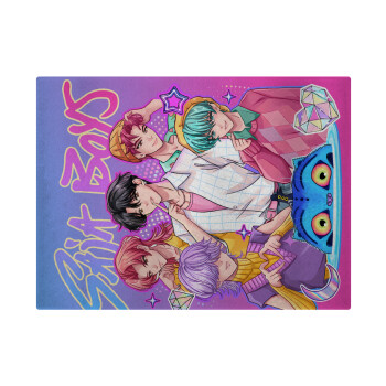 Huntrix Saja Boys, Επιφάνεια κοπής γυάλινη (38x28cm)