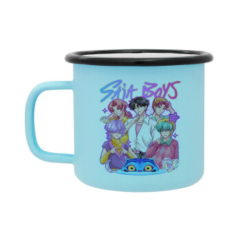 Huntrix Saja Boys, Κούπα Μεταλλική εμαγιέ ΜΑΤ σιέλ 360ml