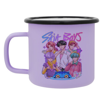 Huntrix Saja Boys, Κούπα Μεταλλική εμαγιέ ΜΑΤ Light Pastel Purple 360ml