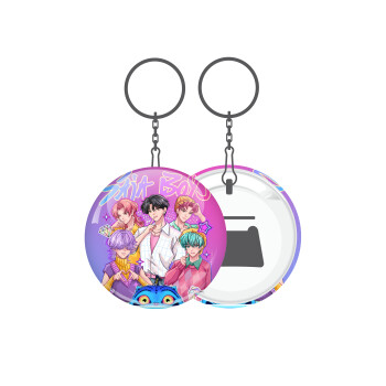 Huntrix Saja Boys, Μπρελόκ μεταλλικό 5cm με ανοιχτήρι