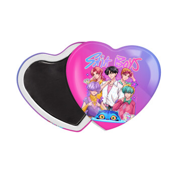Huntrix Saja Boys, Μαγνητάκι καρδιά (57x52mm)