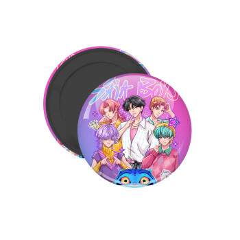 Huntrix Saja Boys, Μαγνητάκι ψυγείου στρογγυλό διάστασης 5cm