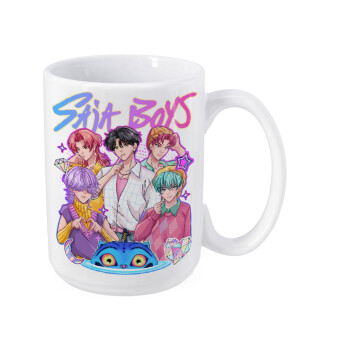 Huntrix Saja Boys, Κούπα Mega, κεραμική, 450ml