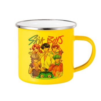 Huntrix Saja Boys, Yellow Enamel Metallic Cup 360ml