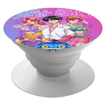 Huntrix Saja Boys, Phone Holders Stand  Λευκό Βάση Στήριξης Κινητού στο Χέρι