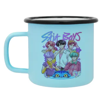 Huntrix Saja Boys, Κούπα Μεταλλική εμαγιέ ΜΑΤ σιέλ 360ml