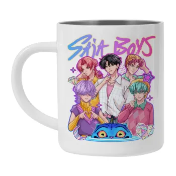 Huntrix Saja Boys, Mug Stainless steel double wall 300ml