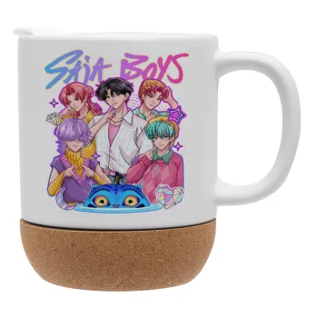 Huntrix Saja Boys, Ceramic coffee mug Cork (MAT), 330ml