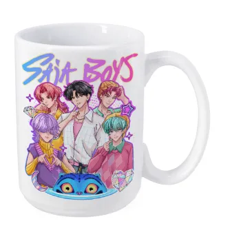 Huntrix Saja Boys, Κούπα Mega, κεραμική, 450ml