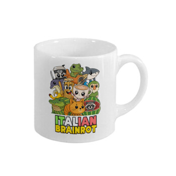 Italian Brainrot friends, Κουπάκι κεραμικό, για espresso 150ml
