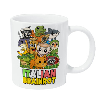 Italian Brainrot friends, Κούπα Giga, κεραμική, 590ml