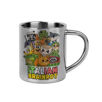 Italian Brainrot friends, Mug Stainless steel double wall 300ml