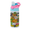 Children's hot water bottle, stainless steel, with safety straw, Pink/BlueCiel (360ml) BPA FREE
