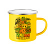 Yellow Enamel Metallic Cup 360ml