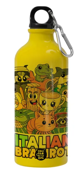 Italian Brainrot friends — Water bottle 600ml