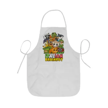 Italian Brainrot friends, Ποδιά Σεφ ολόσωμη κοντή  Παιδική (44x62cm)