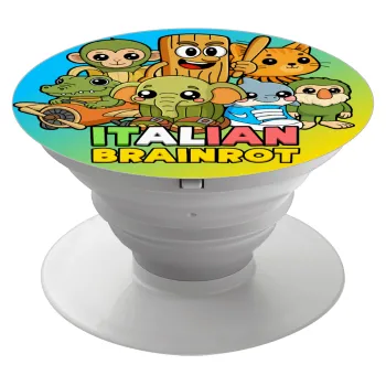 Italian Brainrot friends, Phone Holders Stand  White Hand-held Mobile Phone Holder