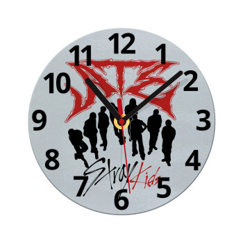 Stray Kids Boy band, Ρολόι τοίχου γυάλινο (20cm)
