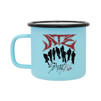 Stray Kids Boy band, Κούπα Μεταλλική εμαγιέ ΜΑΤ σιέλ 360ml